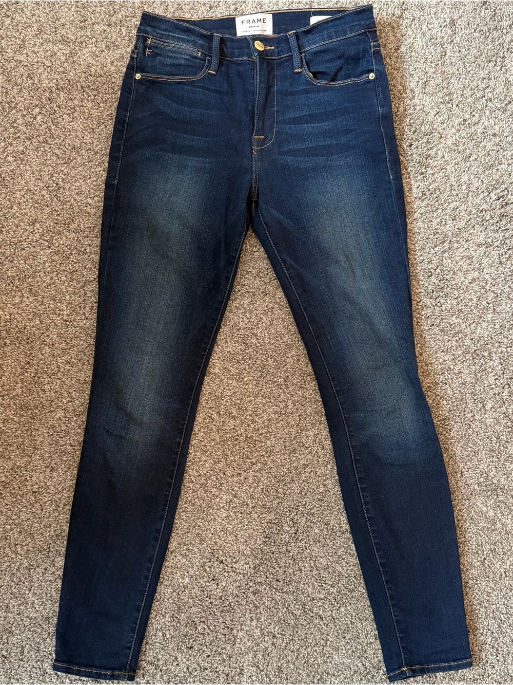 FRAME Le High Skinny Jeans 27 Colombia Road